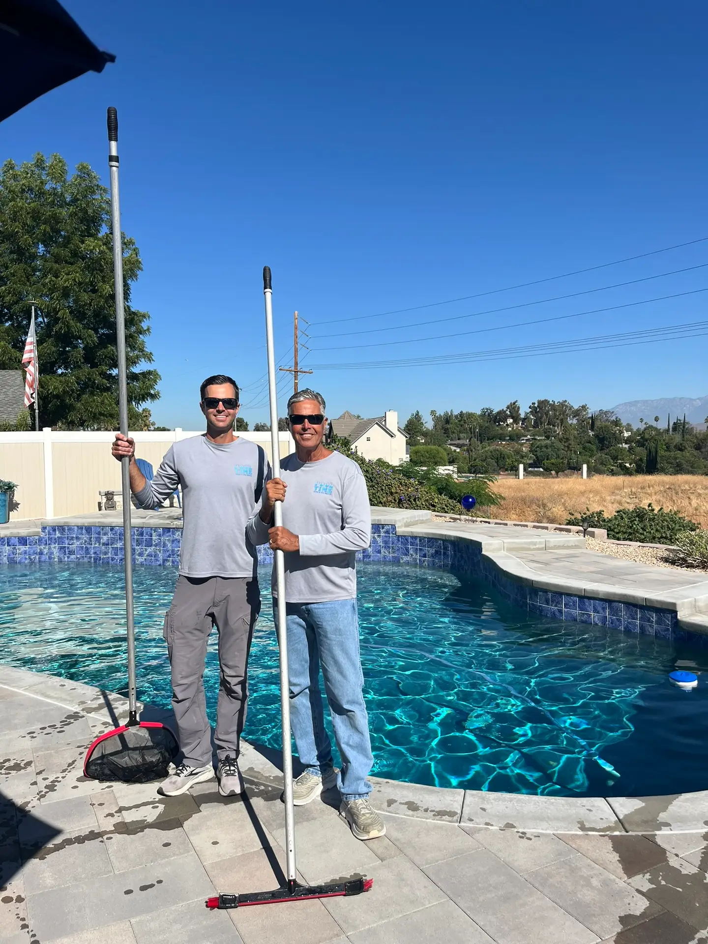 Pool Time pool service technicians in Riverside, CA