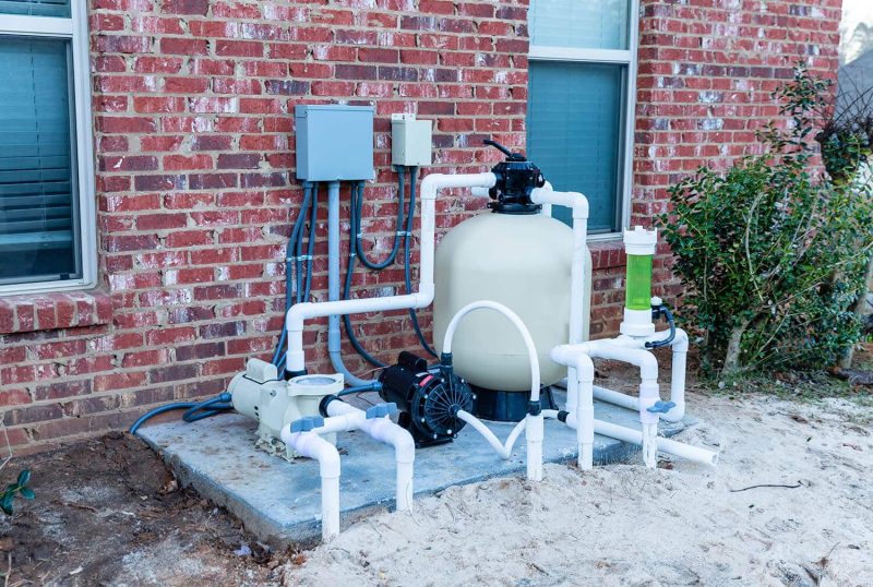 Residential Pool Filter Installation near Riverside