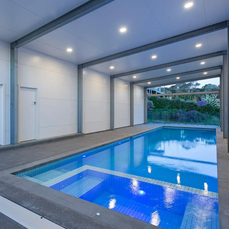 Pool Light Installation in Riverside CA with modern LED pool lighting